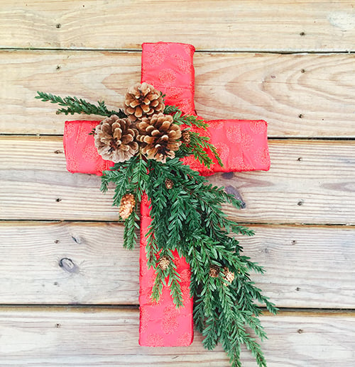 Image of Graveside Christmas Cross