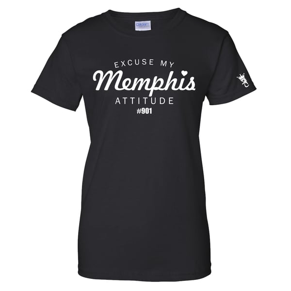 Image of "Excuse My Memphis Attitude " ladies tee