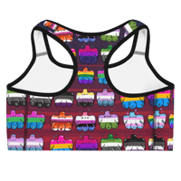 Image 2 of  Pride Flags Sports bra V2