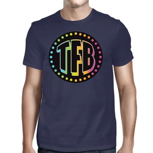 Image of TFB - CIRCLE - Navy Short Sleeve