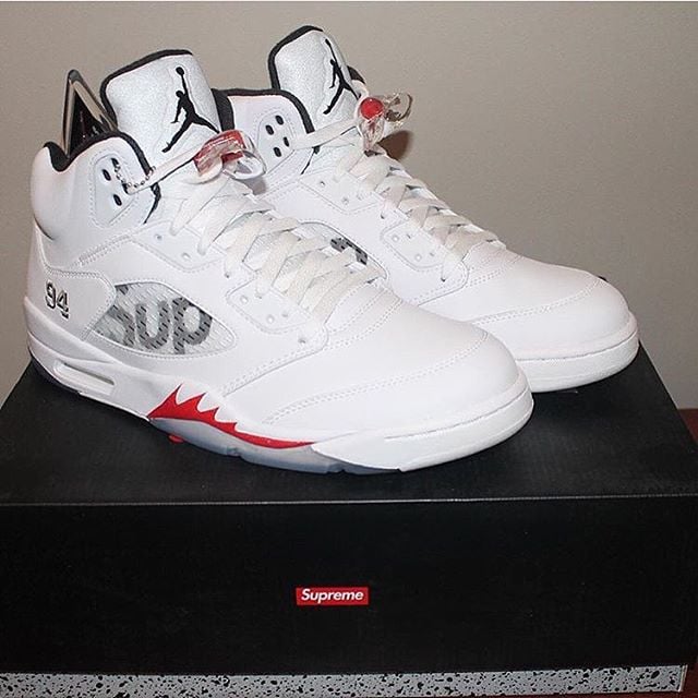 Image of Supreme x Jordan 5s