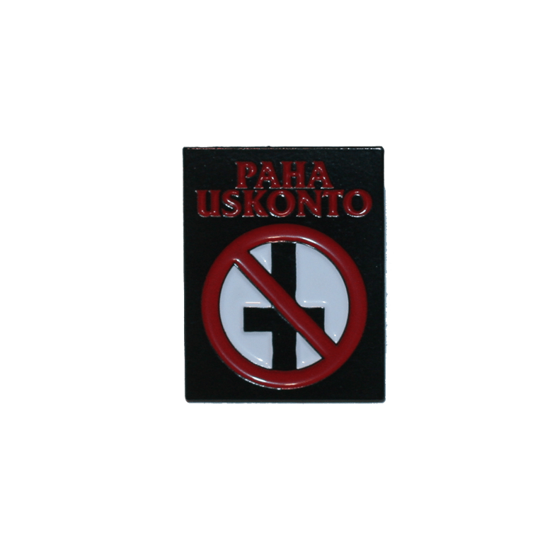 Image of Paha Uskonto Enamel Pin