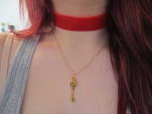 Image of Scarlet Red Choker Necklace