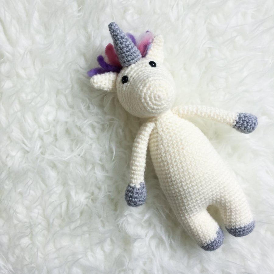Image of Crochet Unicorn Toy