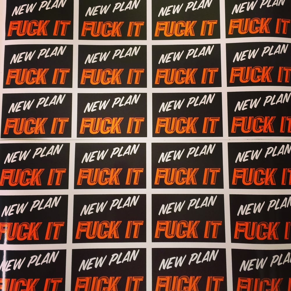 Image of New Plan stickers