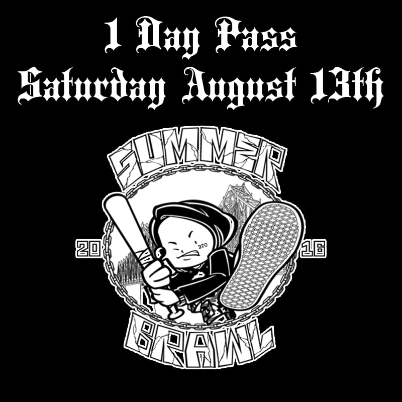 Image of ONE DAY PASS - SATURDAY AUGUST 13TH