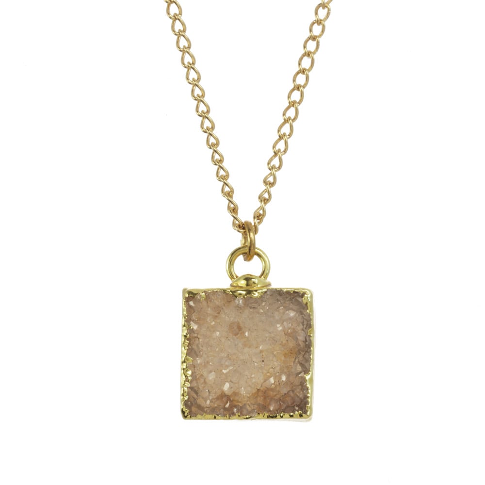 Image of GEOMETRIC SQUARE DRUZY