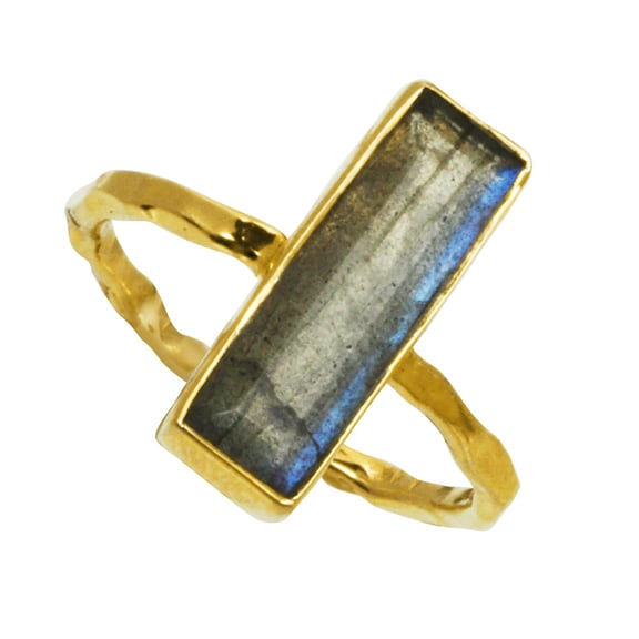 Image of GEMSTONE BAR ring