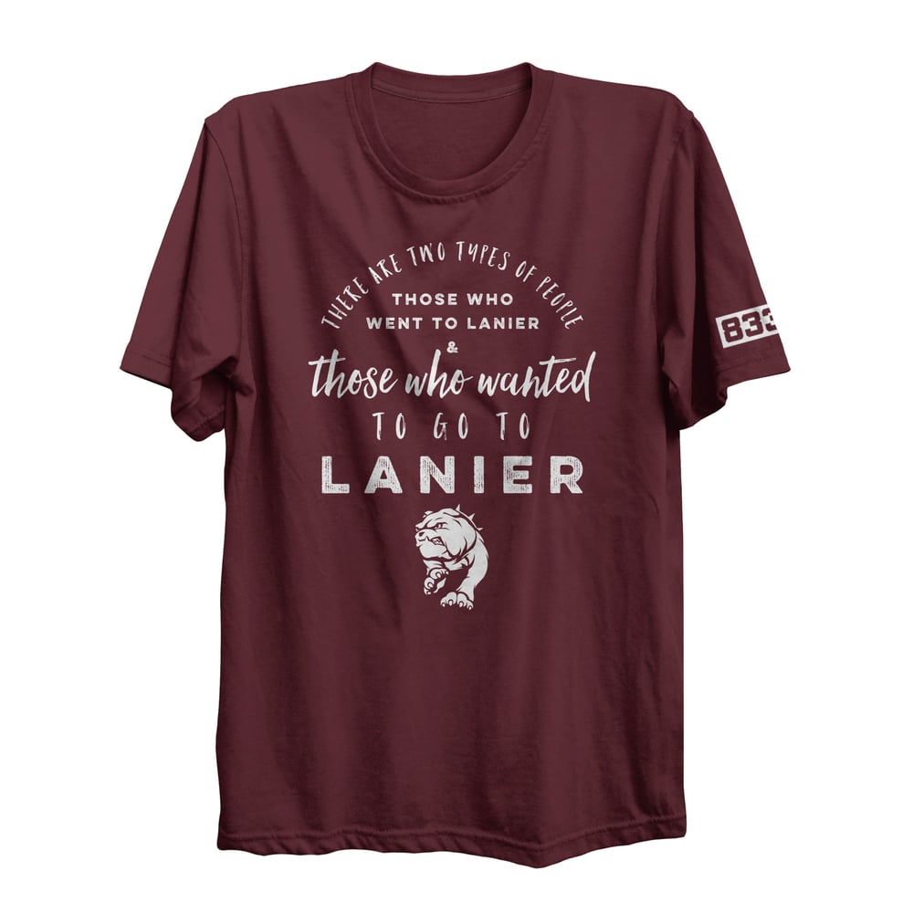 Image of LHS TWO TYPES T-SHIRT (MAROON)