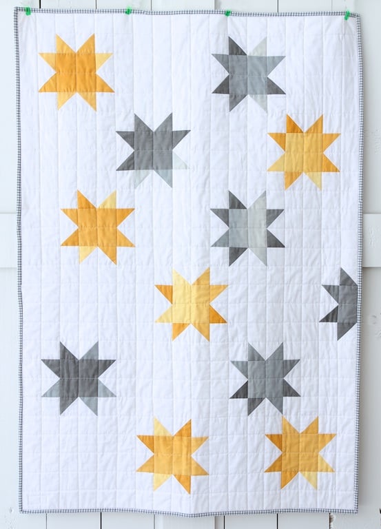 Image of Ombre Sunshine Baby Quilt