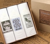 Image of Box of III Men's Handkerchiefs: Rugby