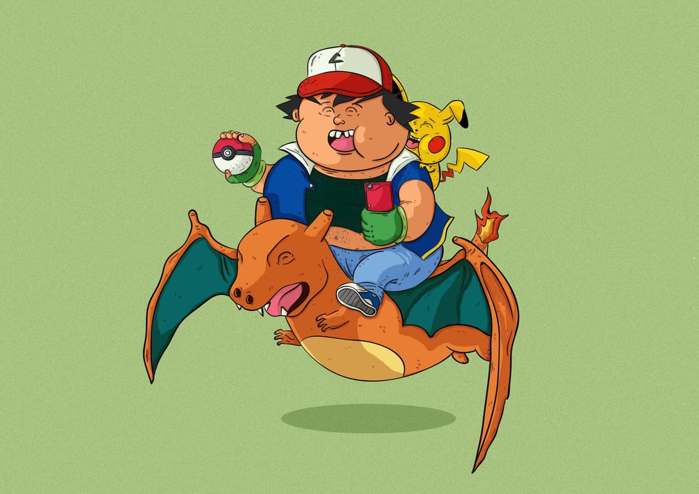 Image of Fattymon Print