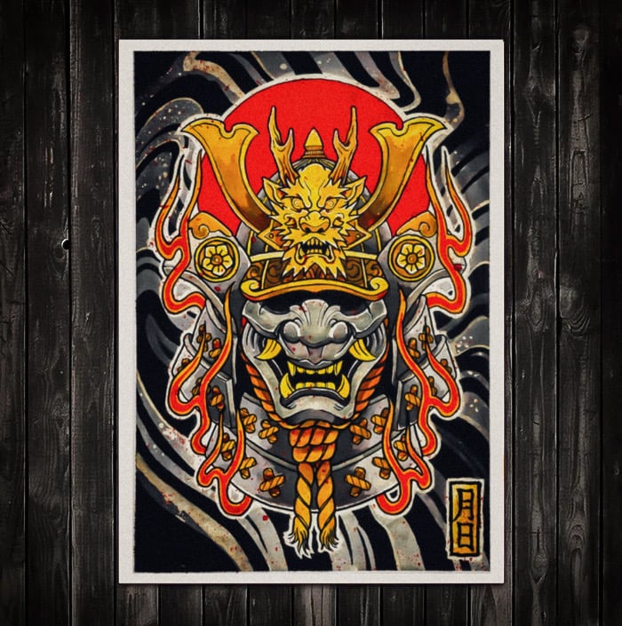 Image of Samurai kabuto