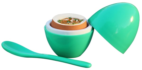 Image of Egg Per'fect Insulated Egg Cup & Spoon