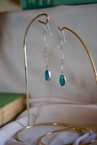 Image 1 of Kingman Turquise Ziggy Earrings 2