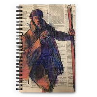 Image 1 of "Subway Rider" -  by Hank Virgona spiral notebook