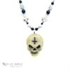 Ivory Evil Resin Skull Beaded Necklace *ON SALE - FROM £15*