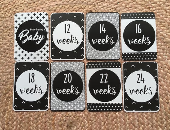 Image of Pregnancy Milestone Cards 