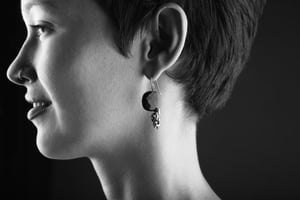 Image of Black Sage Earrings  
