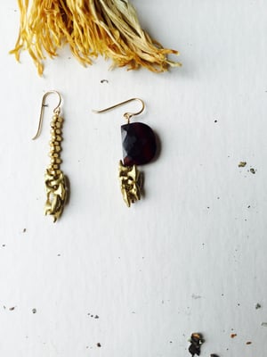 Image of Black Sage Earrings  