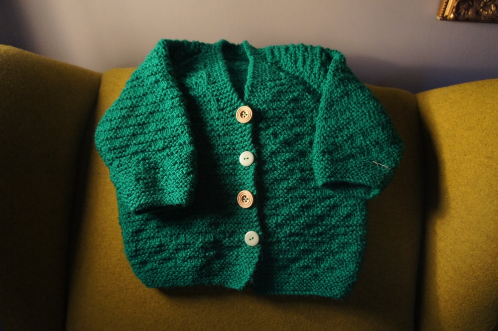 Image of Handmade Baby Cardigan