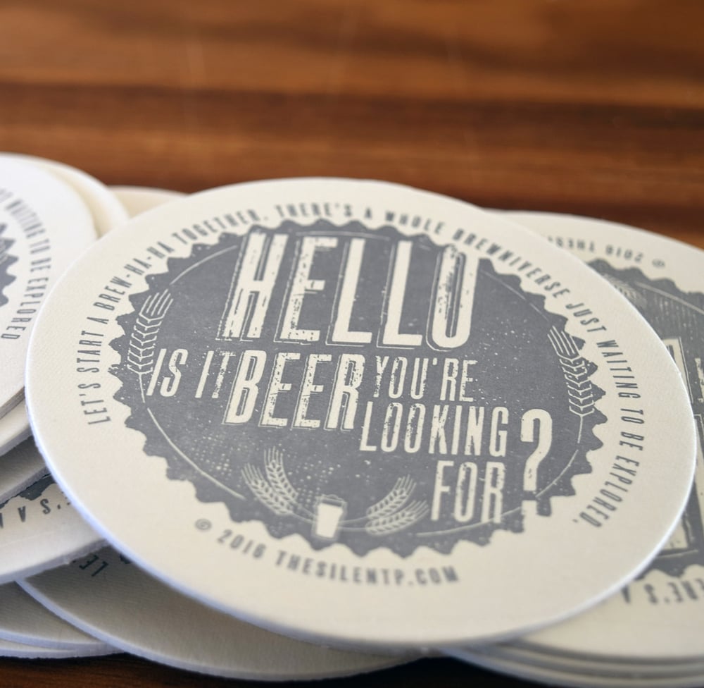 Hello to Beer Coaster