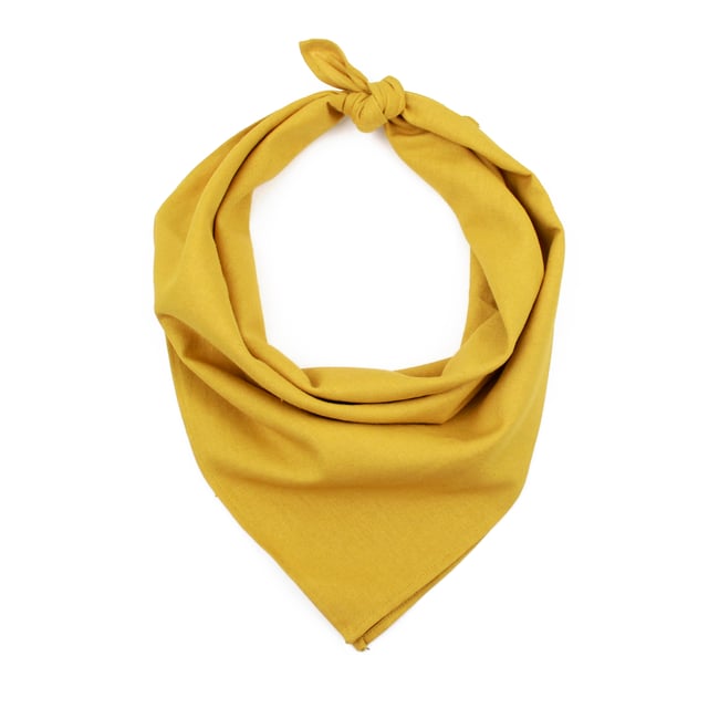 Mustard Linen Bandana