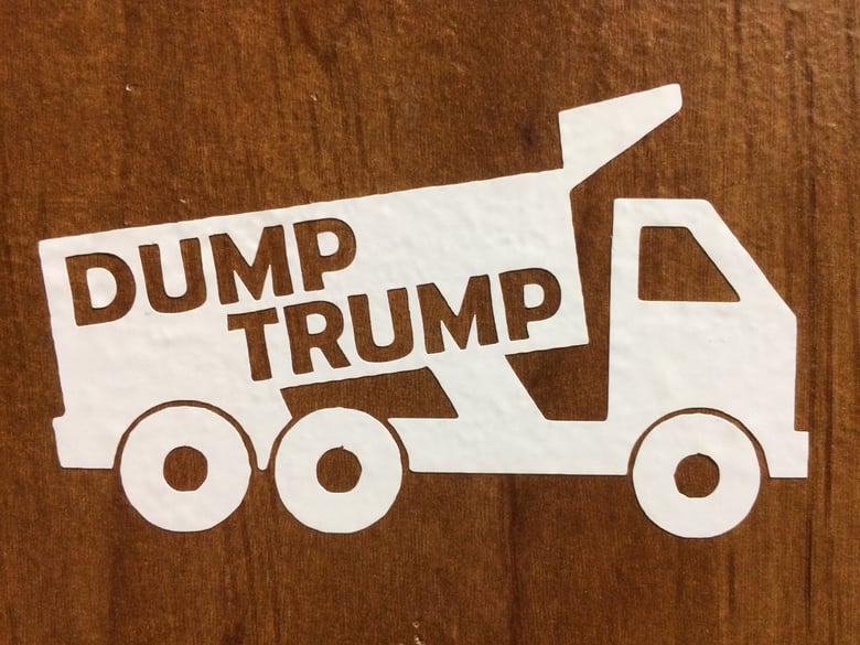 Image of Dump Trump 3" Decal