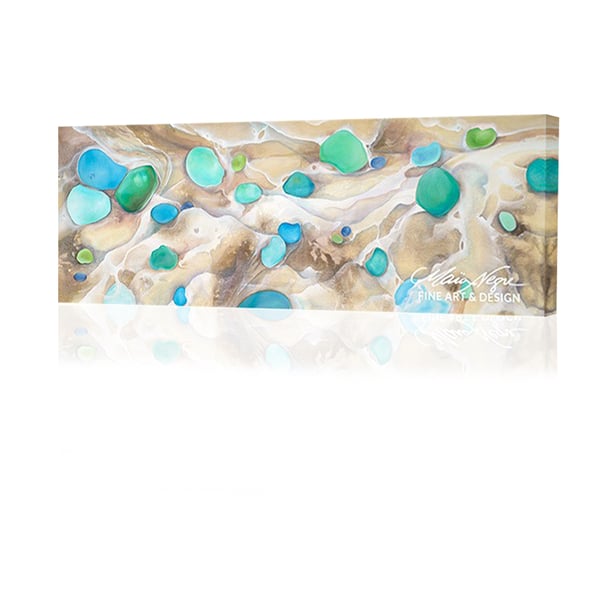 Image of Seaglass and Foam Giclee Print