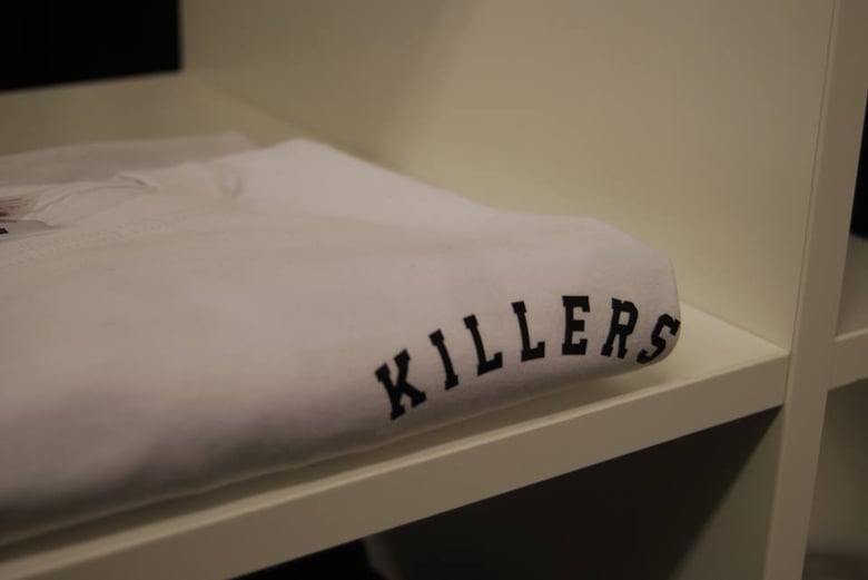 Image of WHITE ORIGINAL KILLERS APPAREL TEE