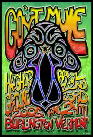 Gov't Mule Vermont 2005 Poster