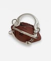 BROWN FOOTBALL BALLBAG - SILVER