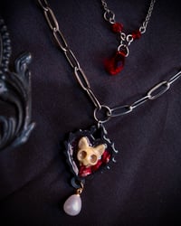 Image 4 of Pendientes | Colgante  Heart Locket Cat