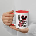 Love Firefighter Job Mug with Color Inside