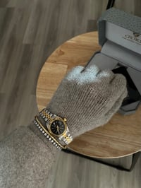 Image 2 of Vintage Rolex Style Authentic Croton Genuine Diamond Two tone - New in Box with tag 🏷️ 