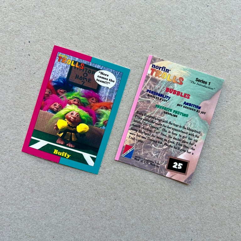NORFIN TROLLS TRADING CARDS - 1993 Image 4