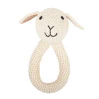 Lamb ring - nature - with bell inside