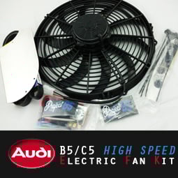 Image of PROJECTB5 - AUDI B5/C5 High-Speed Electric Fan Kit (EFK)