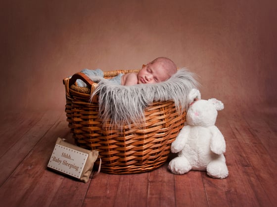 Image of Full newborn session & digital package (Home or studio session)