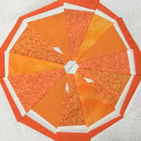 Image of Citrus Slice Quilt Block Pattern - 12" x 12"