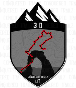 Image of "3D" Trail Badge