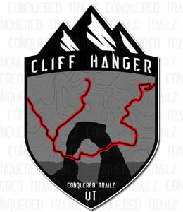 Image of "Cliff Hanger" Trail Badge