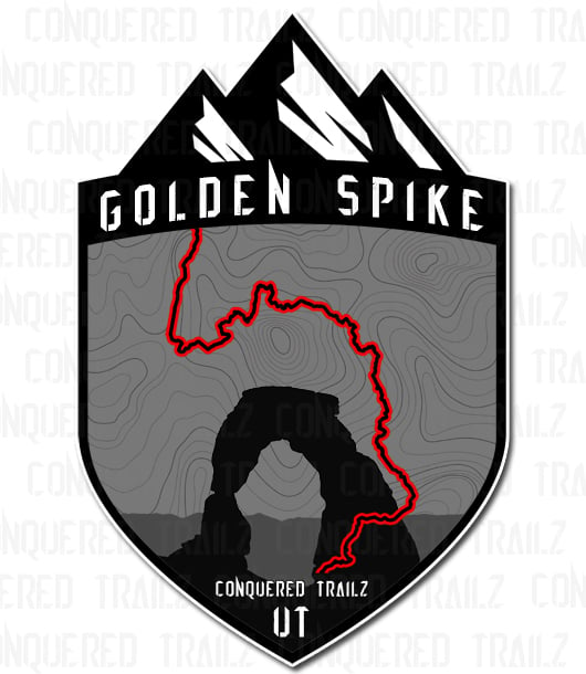 Image of "Golden Spike" Trail Badge