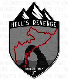 Image of "Hell's Revenge" Trail Badge