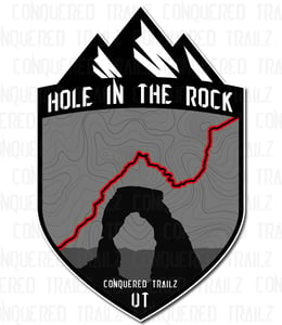 Image of "Hole In The Rock" UT Trail Badge