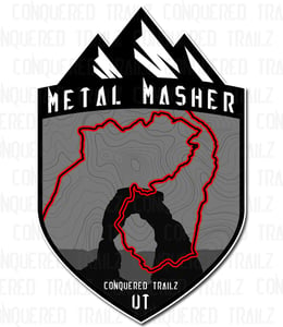 Image of "Metal Masher" Trail Badge