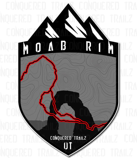Image of "Moab Rim" Trail Badge
