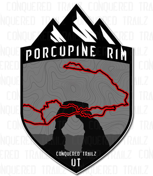 Image of "Porcupine Rim" Trail Badge