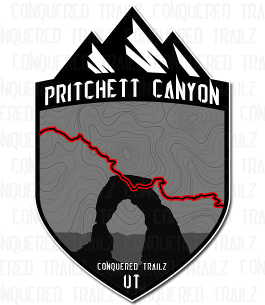 Image of "Pritchett Canyon" Trail Badge