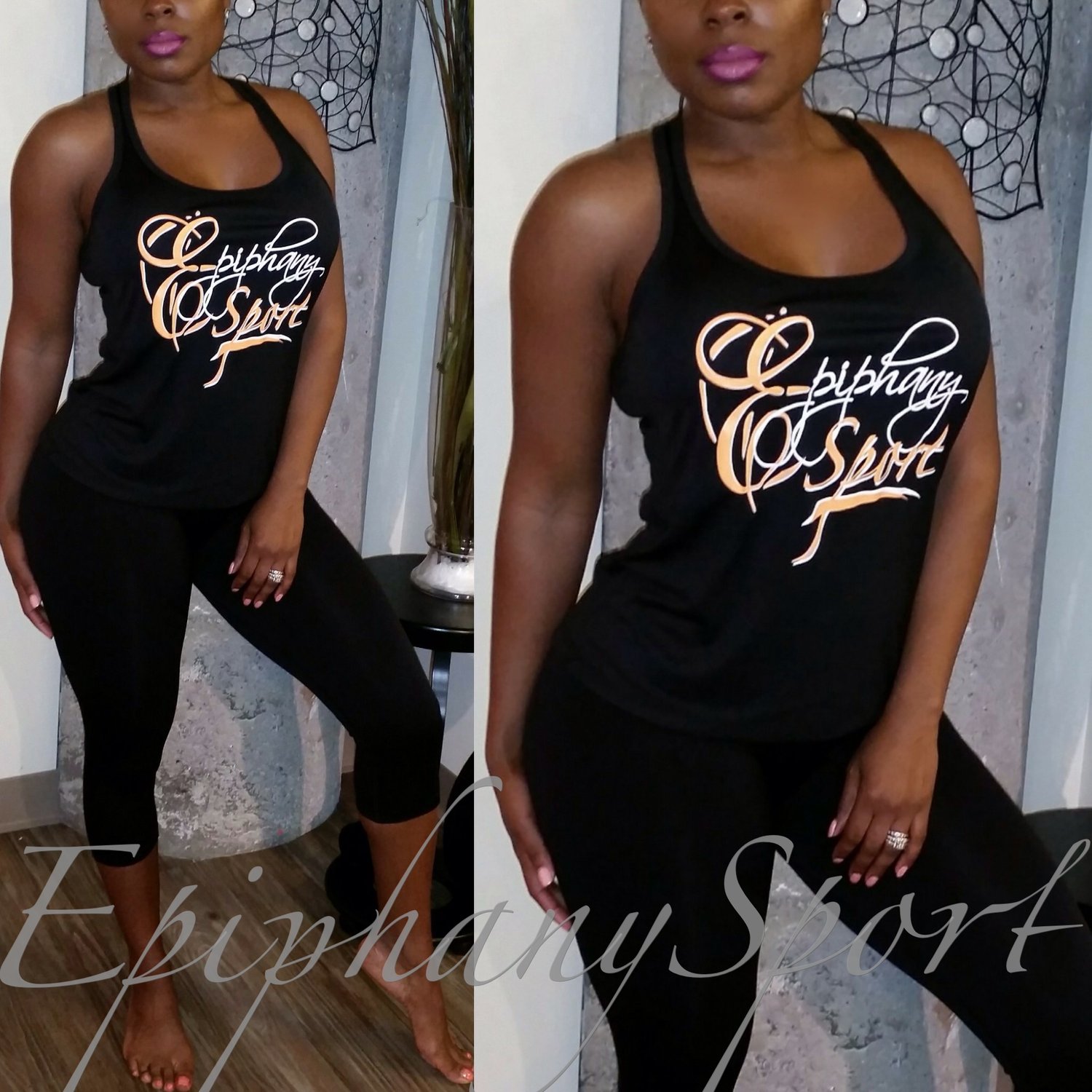 Image of The 'Epiphany Sport' Tank-Black